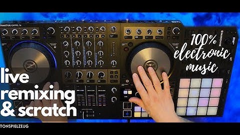 TRAKTOR S4MK3 Showcase (Scratch, Live Remix, Stems) #1