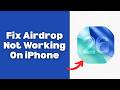 How To Fix Airdrop Not Working On iPhone? 2026