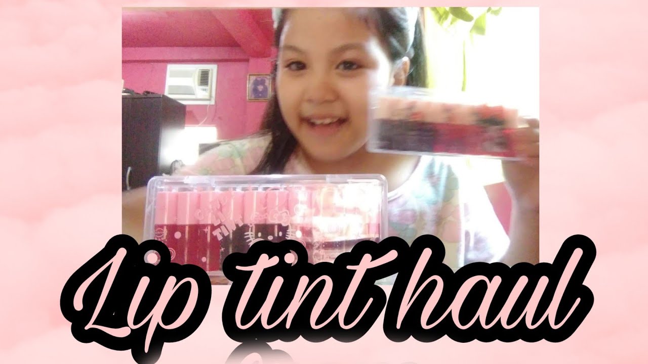 Lip tint Haul from Shoppe I Ryza Velasco Vlogs