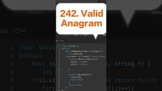 242. Valid Anagram | Frequency Array Counting | TC: O(n) | SC: O(1)