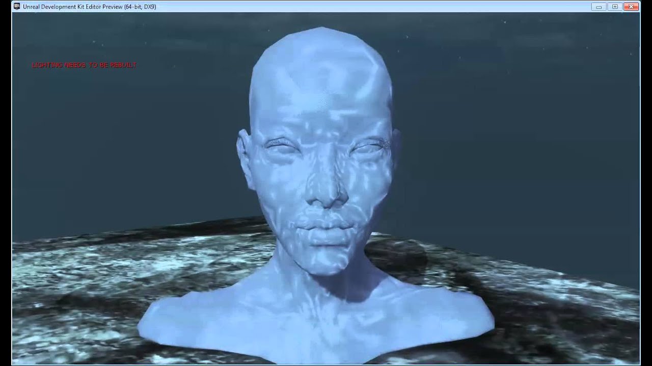 UDK Morph Target Test - YouTube