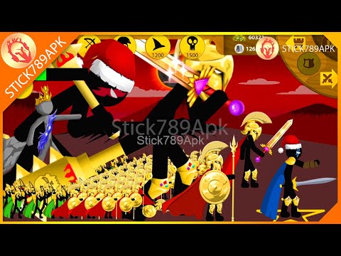 WAR OF ARMY GOLDEN XIPHOS, MEGA GRIFFON GOLDEN GIANT SWORD HERO | Stick War Legacy Mod | Stick789Apk