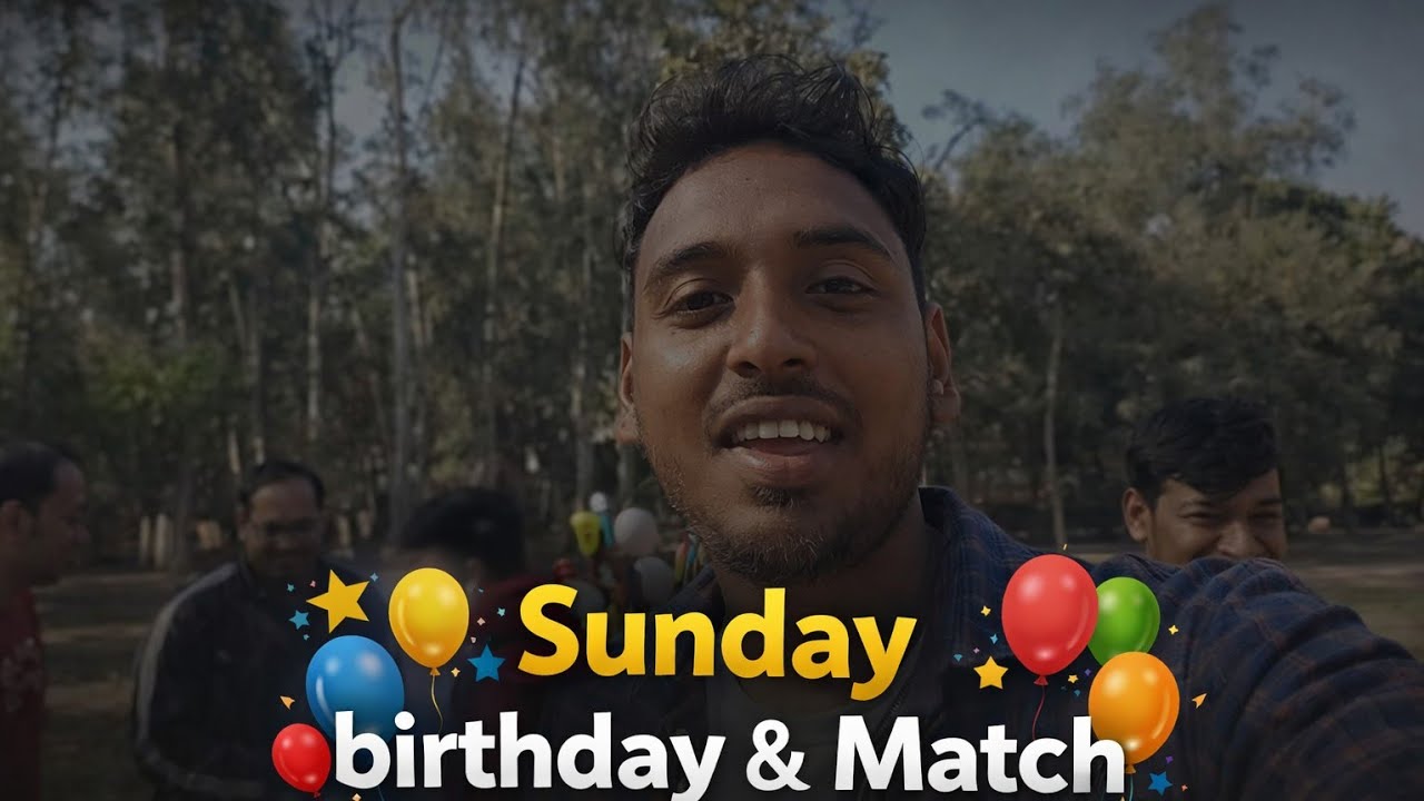 Sunday Cricket Vlog 🏏|Birthday Special |Batting Nhi Mili🥲