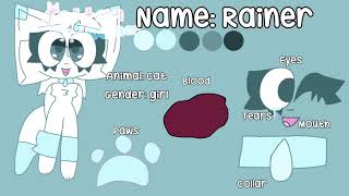 Oc ref sheet // ft. My main oc, my cousin’s main oc and fusion of them