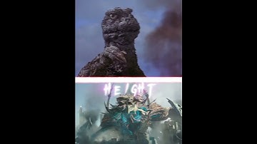 Showa Godzilla vs Mega Kaiju #godzilla #pacificrim #megakaiju #whoisstrongest #1v1 #edit