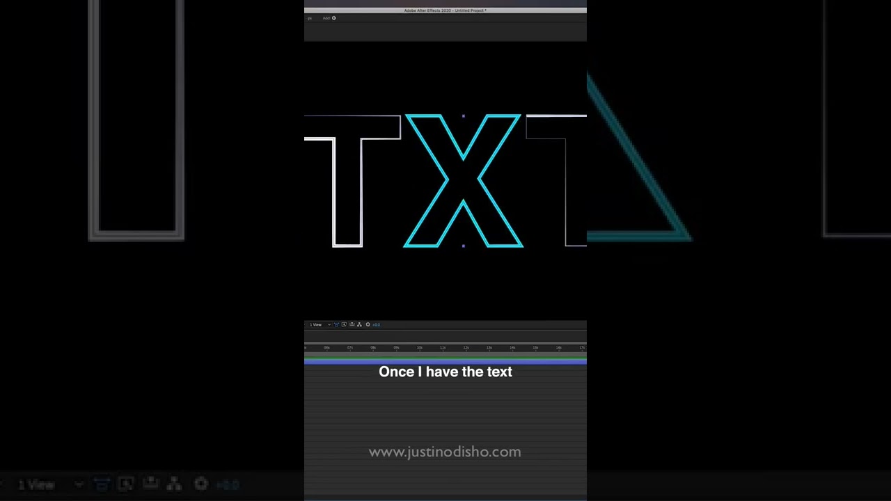 Cool Animated Text Outline Effect in Adobe After Effects