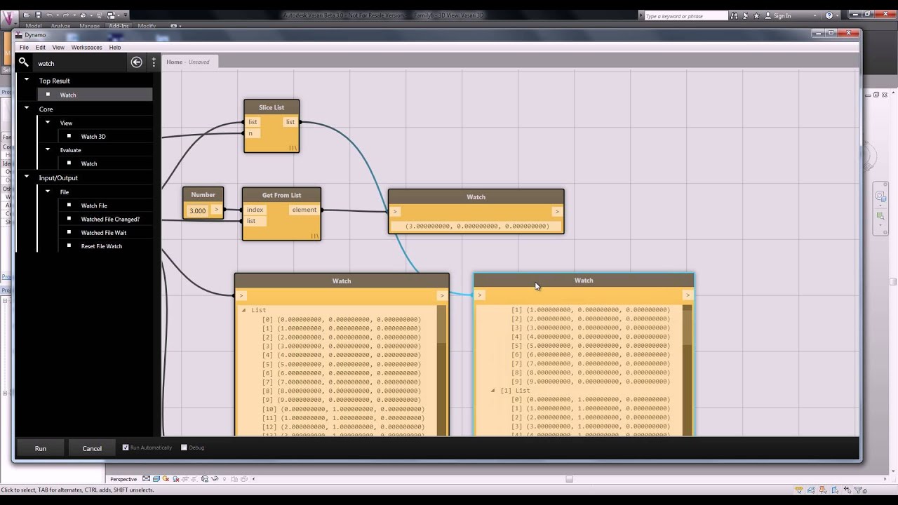 Dynamo - Part 2B - Nested List Management - YouTube