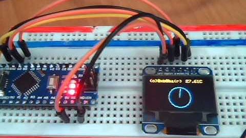 Arduino OLED clock