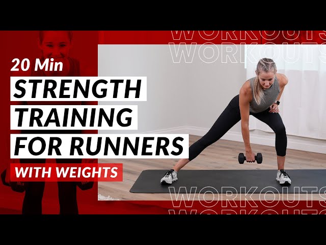 Beginners Total Body Strength Training for Runners with Weights Workout