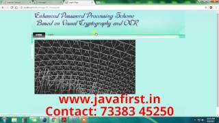 IEEE 2017: Enhanced Password Processing Scheme Based on Visual Cryptography and OCR