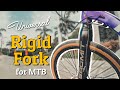 BUDGET Universal Rigid Fork for MTB | Sagmit K2 26, 27.5, 29 | Suspension Fork to Rigid Fork Ride
