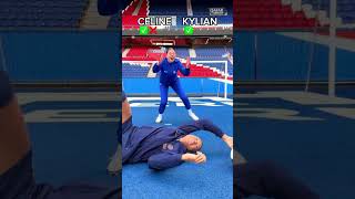 Celine Dept and Mbappe headpoint challenge #trend