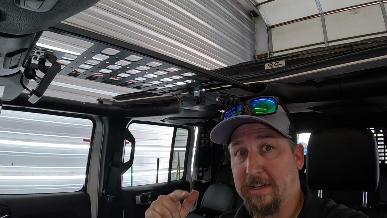 Jeep Gladiator CB Radio Install - YouTube