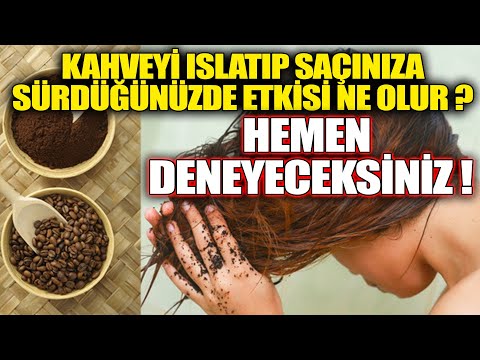 Kahveyi Islatıp Saçınıza Sürdüğünüzde Etkisi Ne Olur HEMEN DENEYECEKSİNİZ