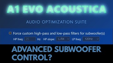 Advanced Subwoofer Control Using A1 Evo Acoustica From OCA - Obsessive Compulsive Audiophile