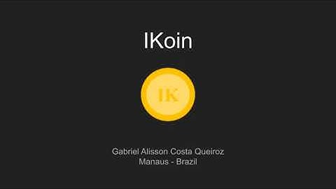 IKoin application for CS50 2022 final project.