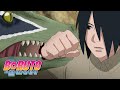 Sharringan Taming An Edo Tensei Dinosaur Boruto Naruto Next Generations 