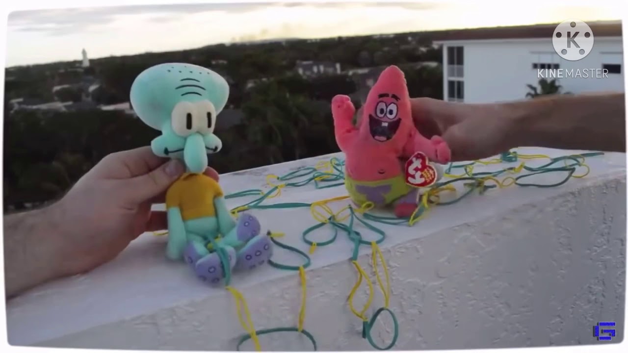 It’s a bungee jumping squidward YouTube