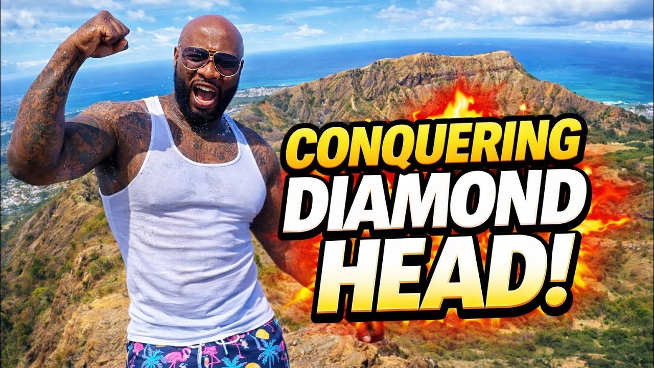 Hiking to The top of Diamond Head Crater in Hawaii with Gully Tv !!