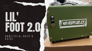 PJ's Unofficial User's Manual for the Lil' Foot 2.0 High Pressure PCP Air Compressor from PCPKong