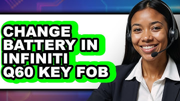 How To Change Battery In Infiniti Q60 Key Fob (UPDATED)