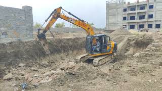 Jcb 140 Excavator Breaker Work