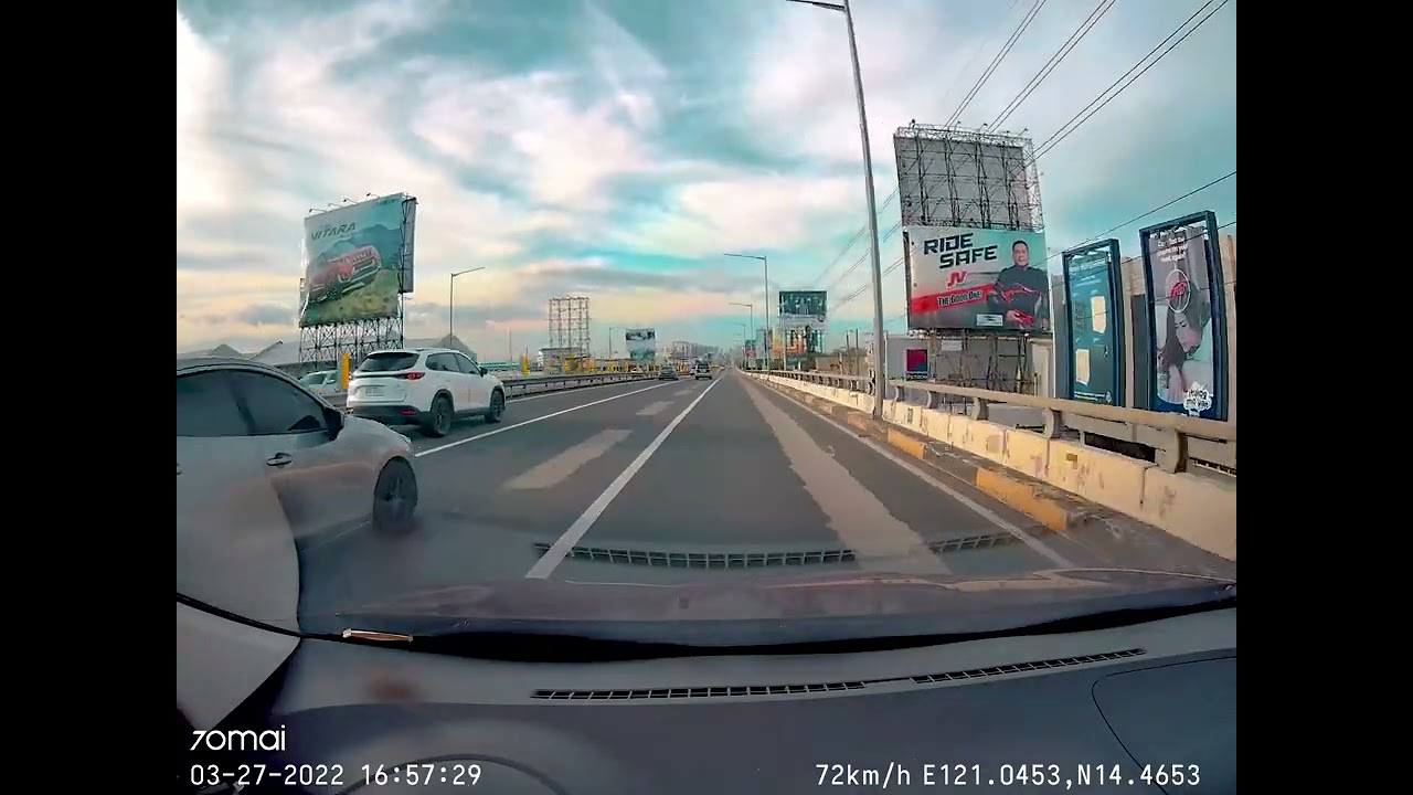 How to drive SLEX Northbound to NAIA Terminal 1 via Skyway