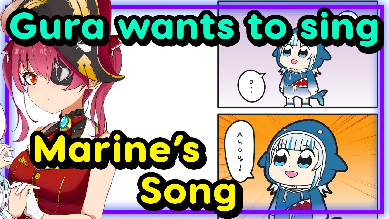 【ENG Sub】Houshou Marine - Gura is Moe