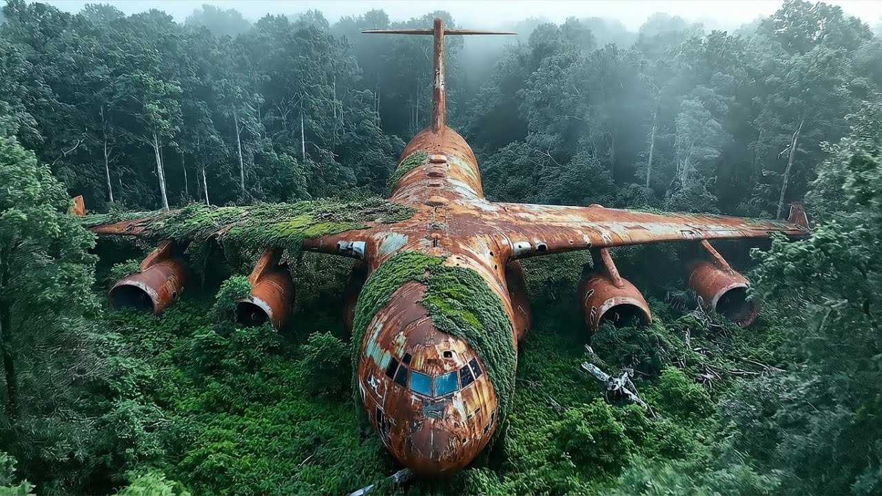 Abandoned US Largest Military Plane Lost For Decades EXTREME FOREST RECOVERY & Restoration of C-5M
