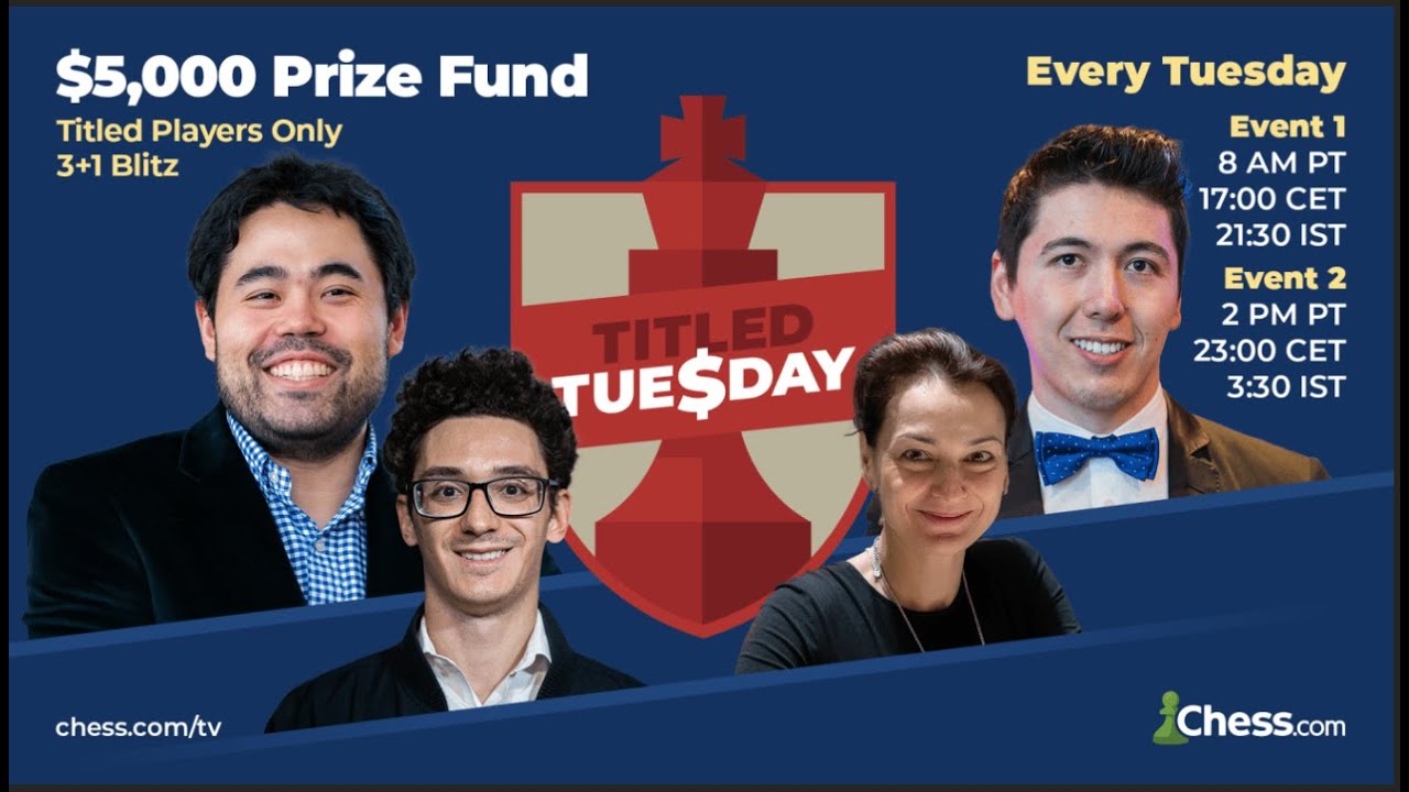 Sep 10, 2024 - Titled Tuesday Late Edition - Featuring Magnus Carlsen, Hikaru, Nihal, Andreikin!