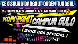 Cek Sound Dangdut Instrumen Orgen Tunggal Full HD Audio Bass New2026 Berasa Lagi Stel Orgen Dirumah