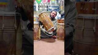 Original Black sheesham wood Dholak Available for Labba Tabla maker shop Rawalpindi🇵🇰+923325146082