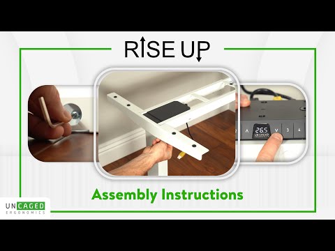 How To Assemble Rise Up electric adjustable height standing desk