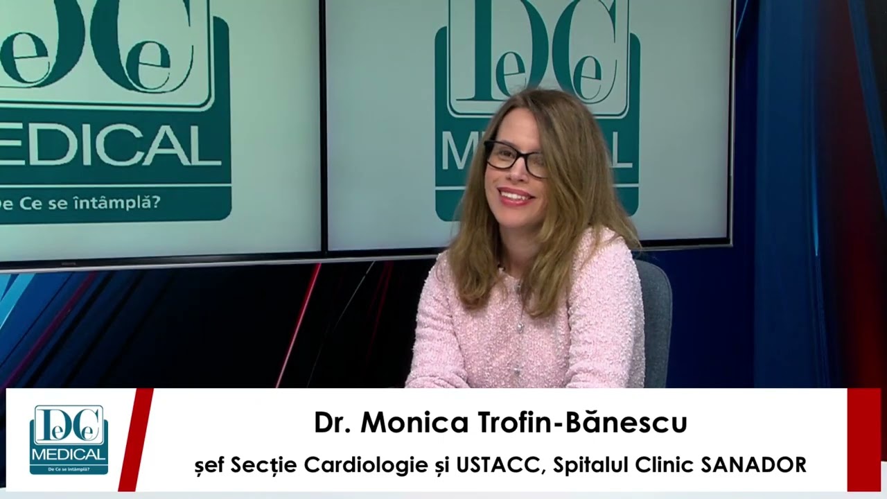 Infarct, colesterol și dislipidemie la tineri. Dr. Monica Trofin-Bănescu (SANADOR), la DC Medical