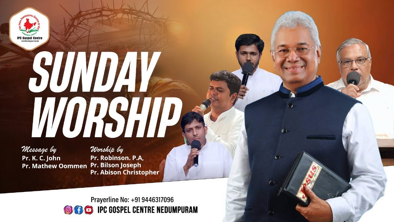 SUNDAY SERVICE | IPC GOSPEL CENTRE NEDUMPURAM | STARTING AT 08:00 AM