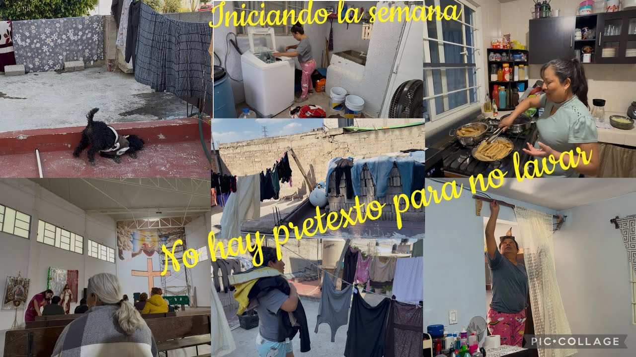 Iniciando la semana 💪mucha ropa sin pretexto para lavar/ayudanfo ayudando a creadoras.