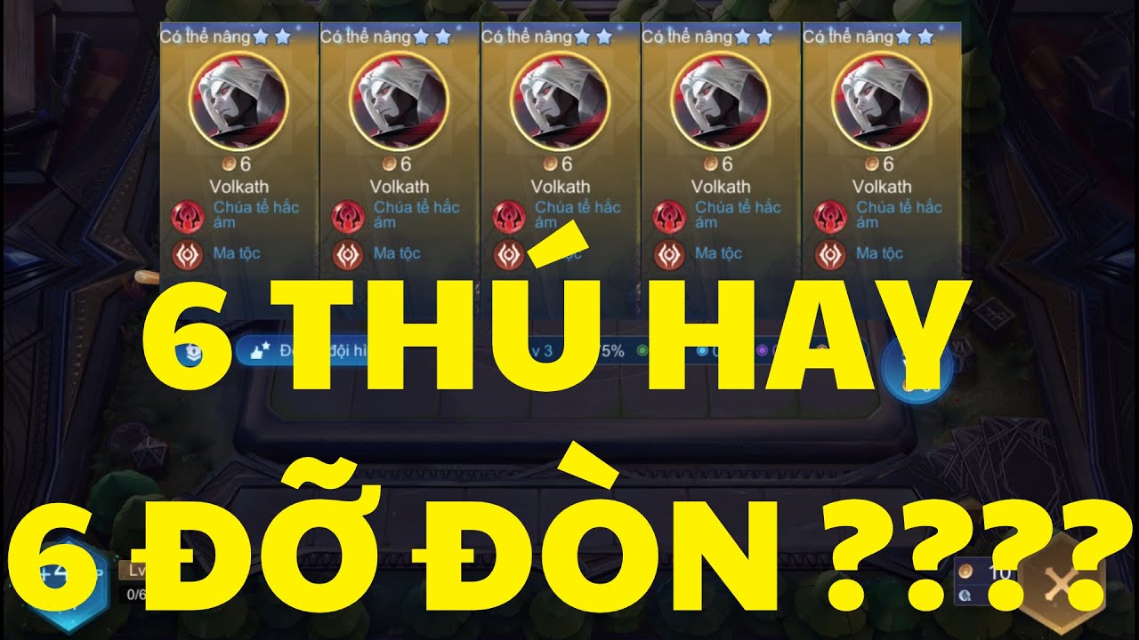 TRẢ LỜI CHO CÂU HỎI 6 ĐỠ ĐÒN HAY 6 THÚ KHỎE HƠN??? | CỜ LIÊN QUÂN SIZ