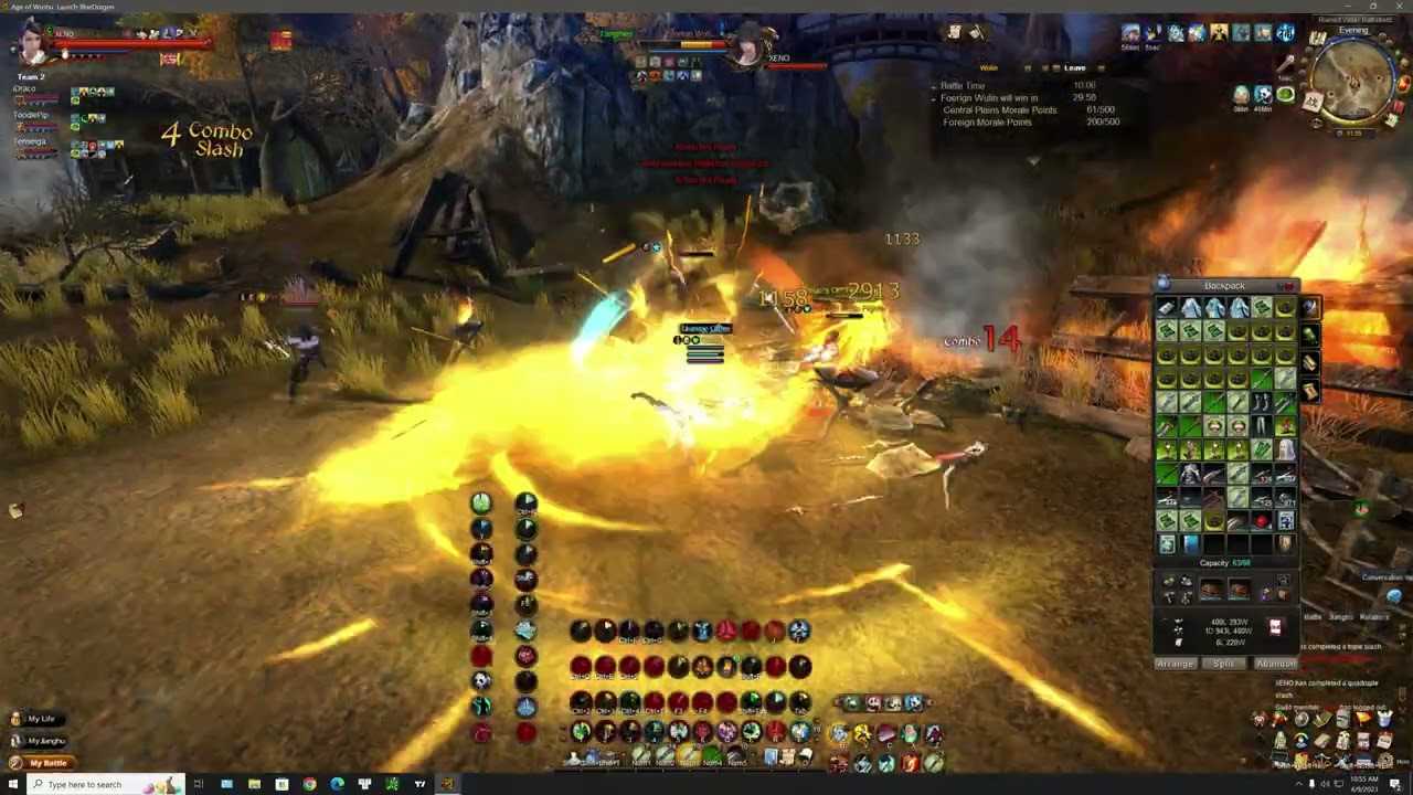 Age of wushu: Cleaning Trash 2 - RHAELH Shinigami Ophiotaur Jitkuso