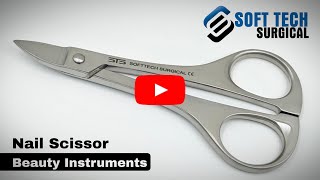 Nail Scissor | Soft Tech Surgical – Cuticle & Nail Trimming Scissors Manufacturer & Beauty Tools OEM screenshot 4