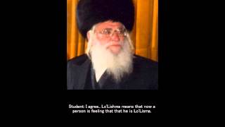 Recording Of Rabash From Lolishma To Lishma