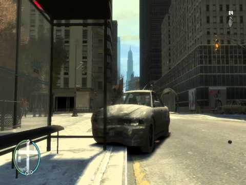 GTAIV Niko Bellic pissed cause his car wont start.