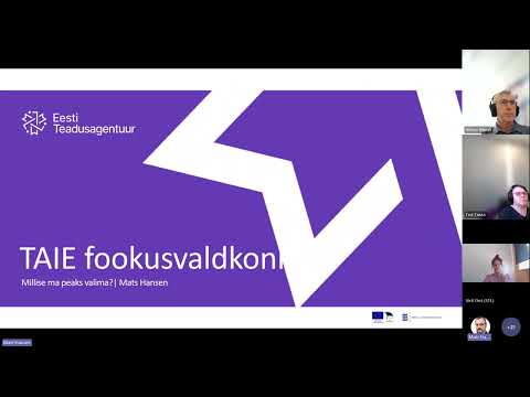 SekMo infotund erialaliitudele, inkubaatoritele ja maakondlikele arenduskeskustele 03.04.2025