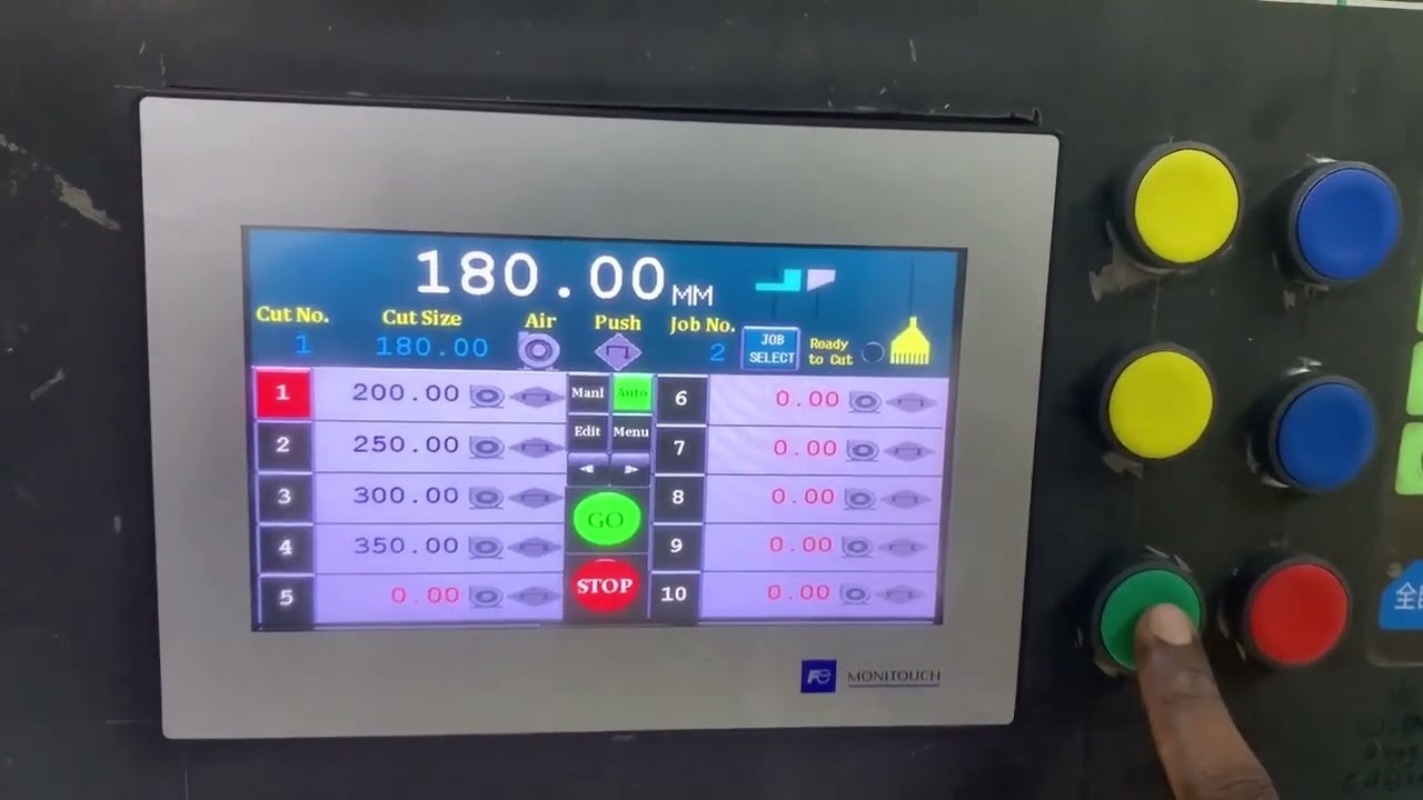 Paper Cutting machine Program