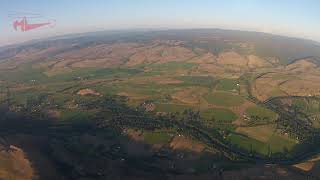 Helicopter Nose View: Wenatchee to Hillsboro, full length with Music