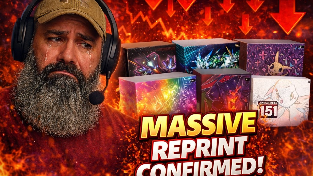 MASSIVE POKEMON BOOSTER BOX REPRINTS CONFIRMED! INVESTORS BEWARE!!!