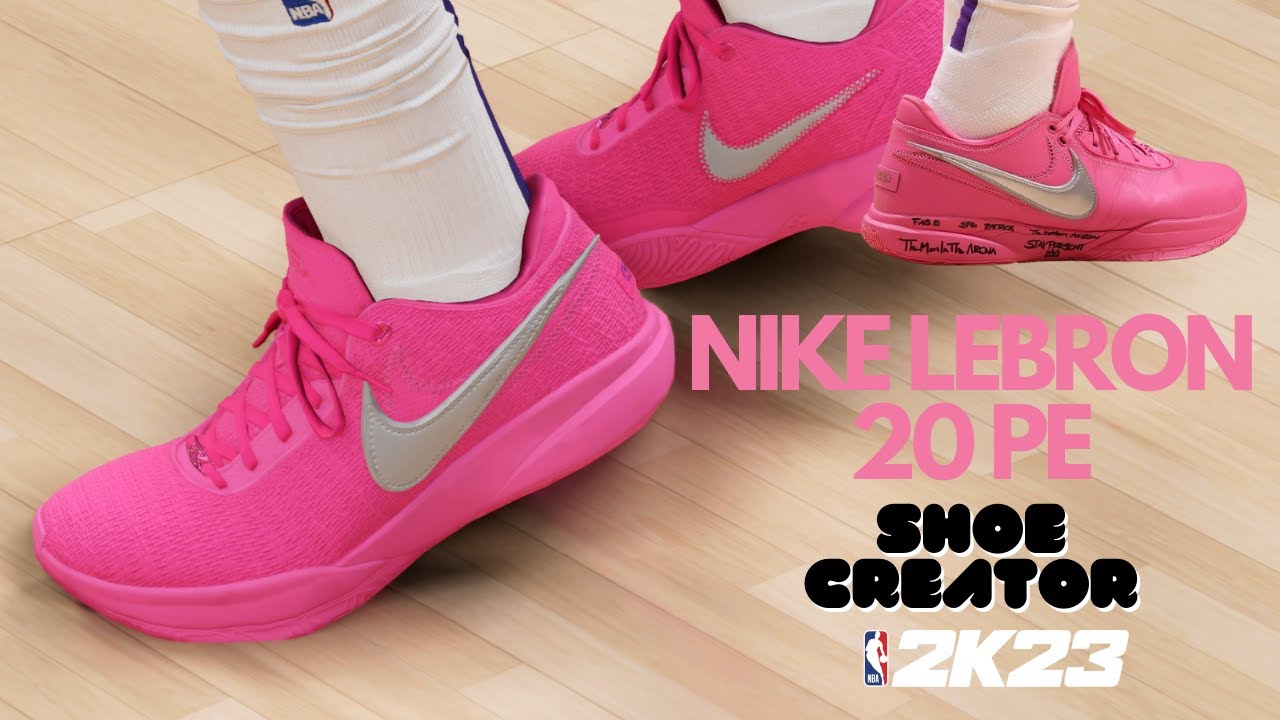 Nike LeBron 20 PE VS OKC NBA2K23 SHOE CREATOR YouTube