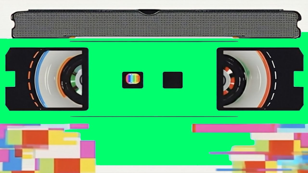 RETRO VHS CASSETTE GREENSCREEN (FREE) | Overlay | Videotape | Video & Tape VFX 