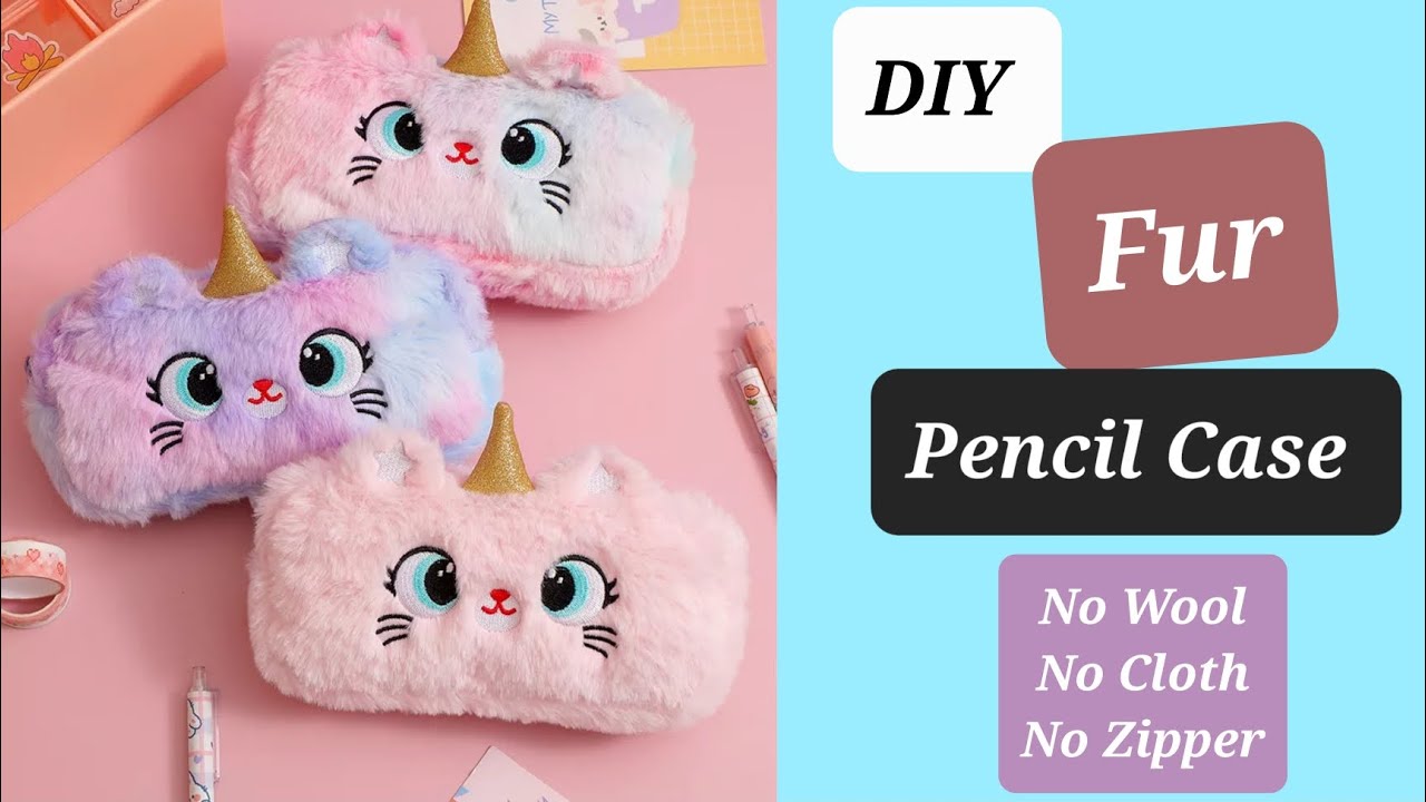 DIY UNICORN 🦄 Pencil Case - MINI Wheel Bag【 School Supplies 】 - Back to  SCHOOL