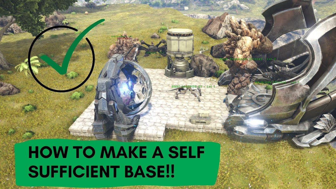 Make your base self-sufficient with this base resource farm! | Ark: Survival Evolved