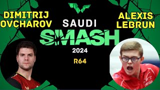 Dimitrij OVTCHAROV vs Alexis LEBRUN WTT Saudi Smash 2024 MS R64